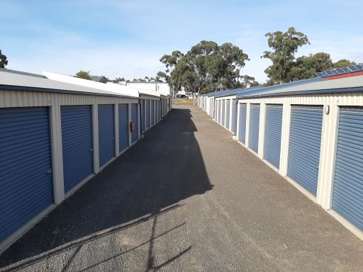 Outside View Of Self Storage Units